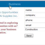 Send us your business information